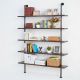 Kệ ống nước 5 tầng 140x25x185cm gỗ tràm treo áp tường PPF027