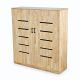 Tủ giày dép 120x35x126cm gỗ cao su KG68112