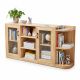 Tủ kệ trang trí 150x30x75cm gỗ cao su KTB68256