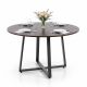 Bàn ăn tròn 120x120cm gỗ cao su BA68308