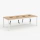 Bàn họp chữ nhật 240x100cm gỗ plywood hệ UConcept HBUC072
