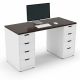 Bàn làm việc chân tủ 140x60cm gỗ tự nhiên BD68183