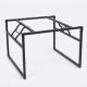 Chân sắt gấp gọn 100x100cm sơn tĩnh điện CHB68115