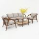 Combo bàn ghế sofa gỗ KANA CBSF68075