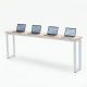 Bàn làm việc 210x35cm gỗ cao su HBRT140