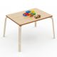 Bàn mầm non chữ nhật gỗ plywood KGD052