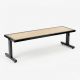 Ghế băng dài 150x45x43cm gỗ cao su GBD079