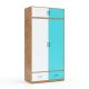 Tủ quần áo 120x60x220cm gỗ cao su TQA68102