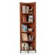 Kệ góc tường 40x40x180cm gỗ cao su KGT68062