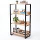 Kệ sách 4 tầng 75x40x130cm gỗ cao su KS68374
