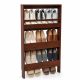 Kệ treo tường để giày dép 70x15x125cm gỗ cao su KG68131