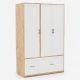 Tủ quần áo 130x55x200cm gỗ cao su TQA68105