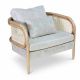 Ghế sofa đơn Headerfield 75x90x68cm gỗ tần bì GSD68108