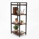 Kệ trang trí 4 tầng 40x60x140cm gỗ cao su khung sắt sơn tĩnh điện KTT68097