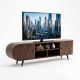 Kệ tivi phòng khách 180x35x45cm gỗ cao su KTV68146