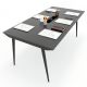 HBCO008 - Bàn họp 90x180cm hệ CONE chân sắt lắp ráp