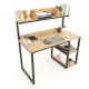 Bàn học gỗ cao su kết hợp kệ sách 120x60x128(cm) FD68045