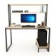 Bàn vi tính liền kệ CPU kết hợp kệ sách 126x60x141(cm) COD68039