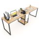 Bàn làm việc 2 người ngồi kết hợp chân tủ 240x120x75cm BD68064