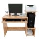 Bàn vi tính kết hợp kệ để máy in gỗ cao su COD68048