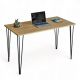 Bàn làm việc 120x60cm gỗ Plywood chân sắt hairpin HOBP027