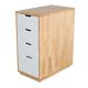 Tủ cá nhân 4 ngăn kéo gỗ cao su 58x35x72cm TCN68019