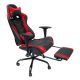 Ghế chơi game 7188 ngả lưng có gác chân đen đỏ GC68018