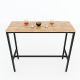 Bàn bar 120x45cm gỗ cao su chân sắt sơn tĩnh điện BB003