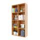 Kệ sách ô vuông 4 tầng 80x30x160cm gỗ cao su KS68106