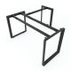 Chân bàn chữ L 140x140cm sắt tam giác lắp ráp hệ Trian II HCTG012