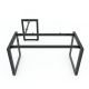 Chân bàn chữ L 140x150cm sắt tam giác lắp ráp hệ Trian II HCTG013
