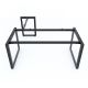 Chân bàn chữ L 160x160cm sắt tam giác lắp ráp hệ Trian II HCTG015