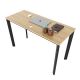 Bàn làm việc 120x50cm gỗ Plywood phủ melamin chân sắt Oval HBOV030