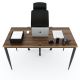 Bàn làm việc 140x70cm gỗ Plywood phủ melamin chân hệ Cone II HBCN008
