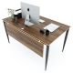 Bàn làm việc 140x80cm gỗ Plywood phủ melamin chân hệ Cone II HBCN011 Bàn làm việc 140x80cm gỗ Plywood phủ melamin chân hệ Cone II HBCN011