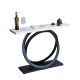 Bàn Console trang trí mặt đá khung sắt CST030