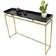 Bàn console trang trí SAMI mặt gỗ khung sắt CST037