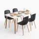 Bộ bàn ăn 120cm và 4 ghế CBBA064