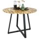 Bàn họp tròn Atlas mặt gỗ tràm chân sắt sơn tĩnh điện BH68007 Bàn họp tròn Atlas mặt gỗ tràm chân sắt sơn tĩnh điện BH68007