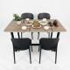 Bộ Bàn Ăn 140x80cm Và 4 Ghế Nhựa Cao Cấp CBBA092