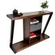 Bàn console bàn trang trí mặt gỗ khung sắt CST049 Bàn console bàn trang trí mặt gỗ khung sắt CST049