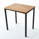 Bàn mini 70x50cm gỗ tự nhiên chân sắt IDE68016