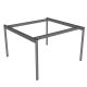 Chân sắt 120x120cm cho bàn cụm 2 người hệ OMA II HCOM210