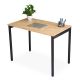 Bàn làm việc 100x60cm chân sắt hệ OMA II lắp ráp ngàm HBOM201 Bàn làm việc 100x60cm chân sắt hệ OMA II lắp ráp ngàm HBOM201