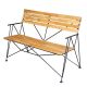 Ghế băng dài 1m2 khung sắt nghệ thuật gỗ cao su GBD020