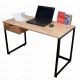Bàn làm việc có ngăn kéo 120x60cm gỗ cao su chân sắt BD68029 Bàn làm việc có ngăn kéo 120x60cm gỗ cao su chân sắt BD68029