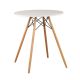 Bàn cafe Eames tròn 60cm màu trắng hoặc đen CFD68017