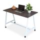 Bàn làm việc di động 120x60cm gỗ cao su chân sắt FOS011