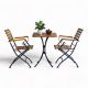 Combo bộ bàn ngoài trời 55x55cm gỗ tràm và 2 ghế xếp gọn CBCF289 Combo bộ bàn ngoài trời 55x55cm gỗ tràm và 2 ghế xếp gọn CBCF289