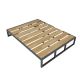 GN68008 - Giường khung sắt nan gỗ cao su 1.6mx2m cao 30cm GN68008 - Giường khung sắt nan gỗ cao su 1.6mx2m cao 30cm